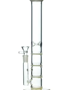 12 inch triple honeycomb bong white