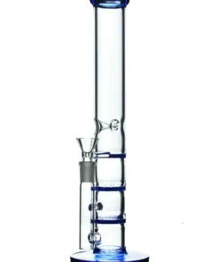 12-Inch Triple Honeycomb Bong blue