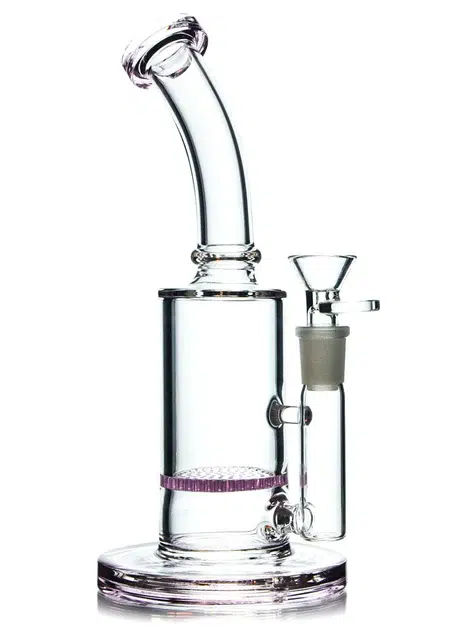 Honeycomb Bubbler 8 pink